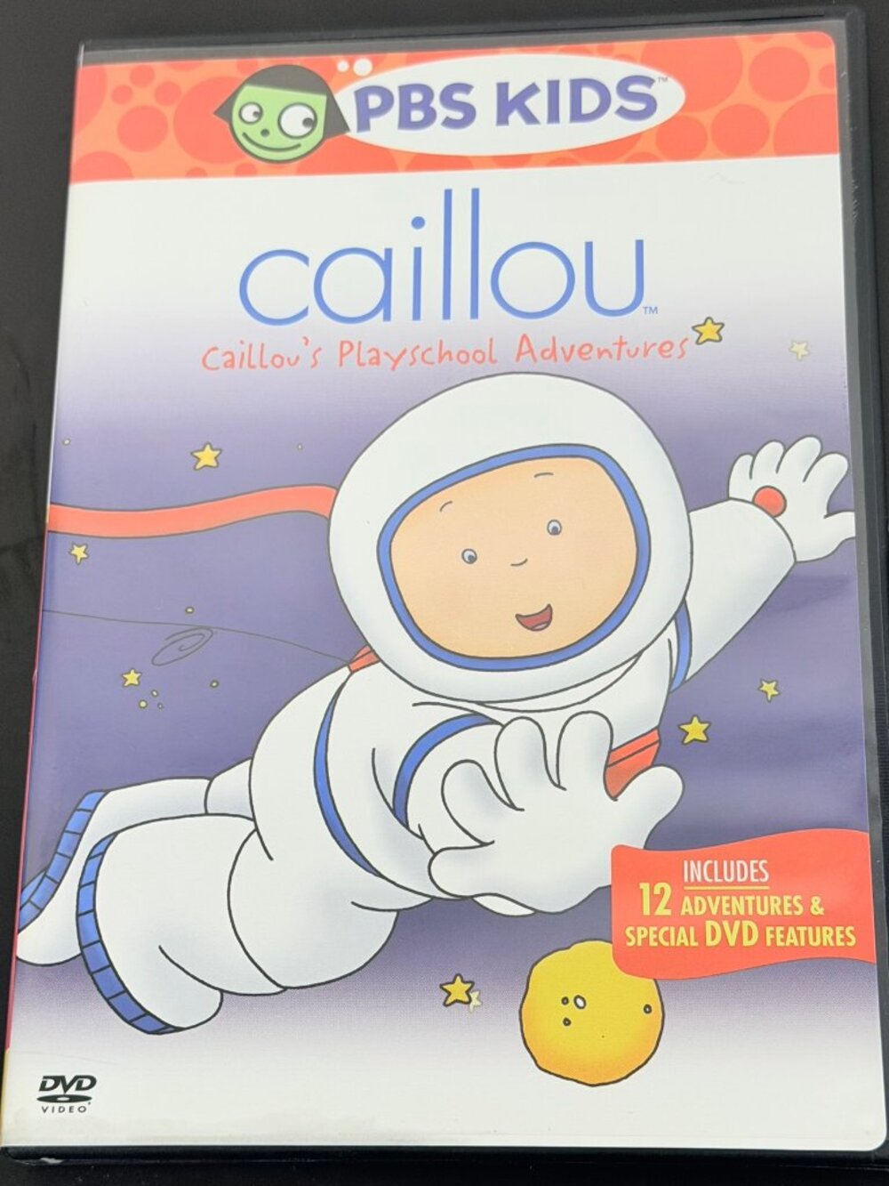 Caillou DVDs World of Wonder, Goes Back to School, Playschool Adventures PBS 90m